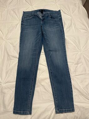 Women's Blue Slim Straight Jeans